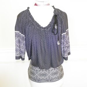 Analili Black polka dots S